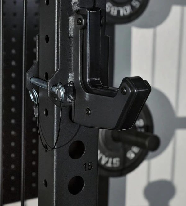 Lift with peace of mind with the commercial strength Major Fitness F35 Pro All-In-One Home Gym Wall-Mount Folding Power Rack
