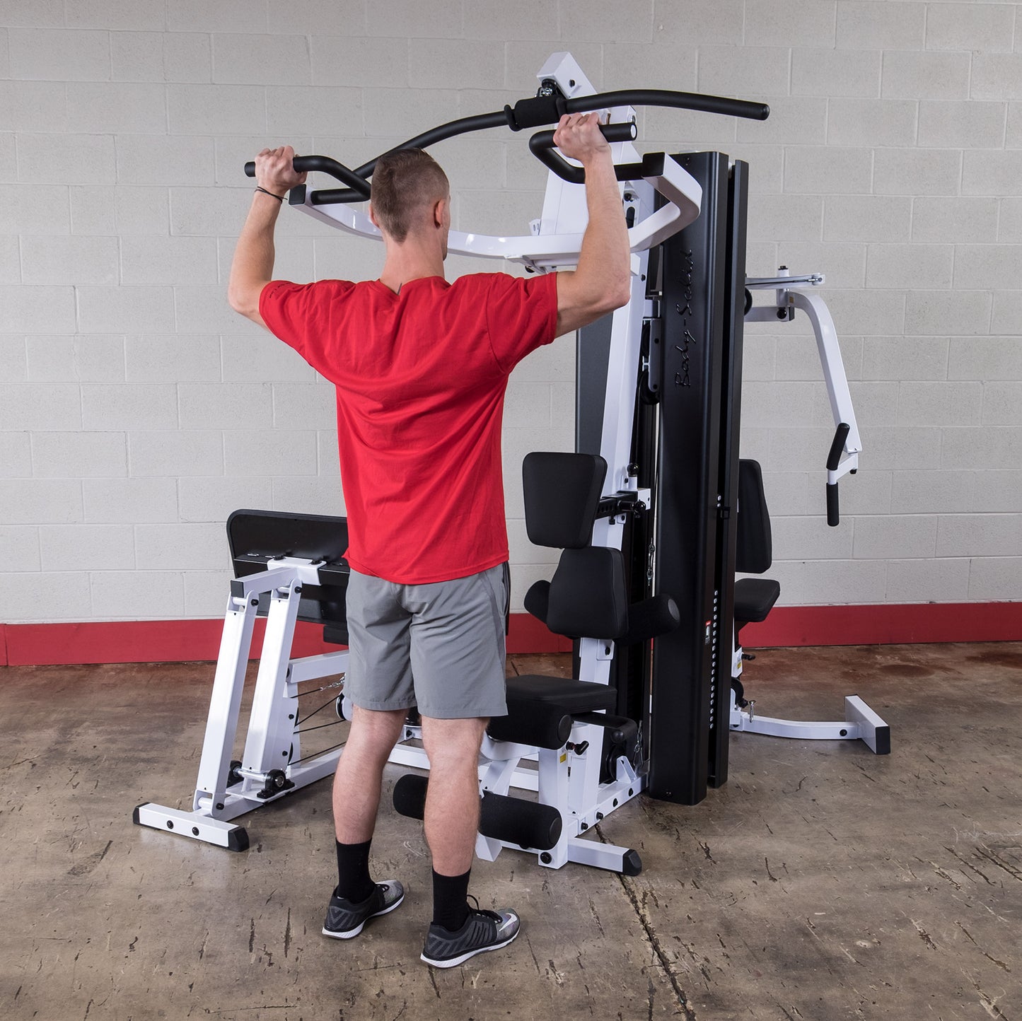 Body-Solid EXM3000LPS pull down station for back exercise