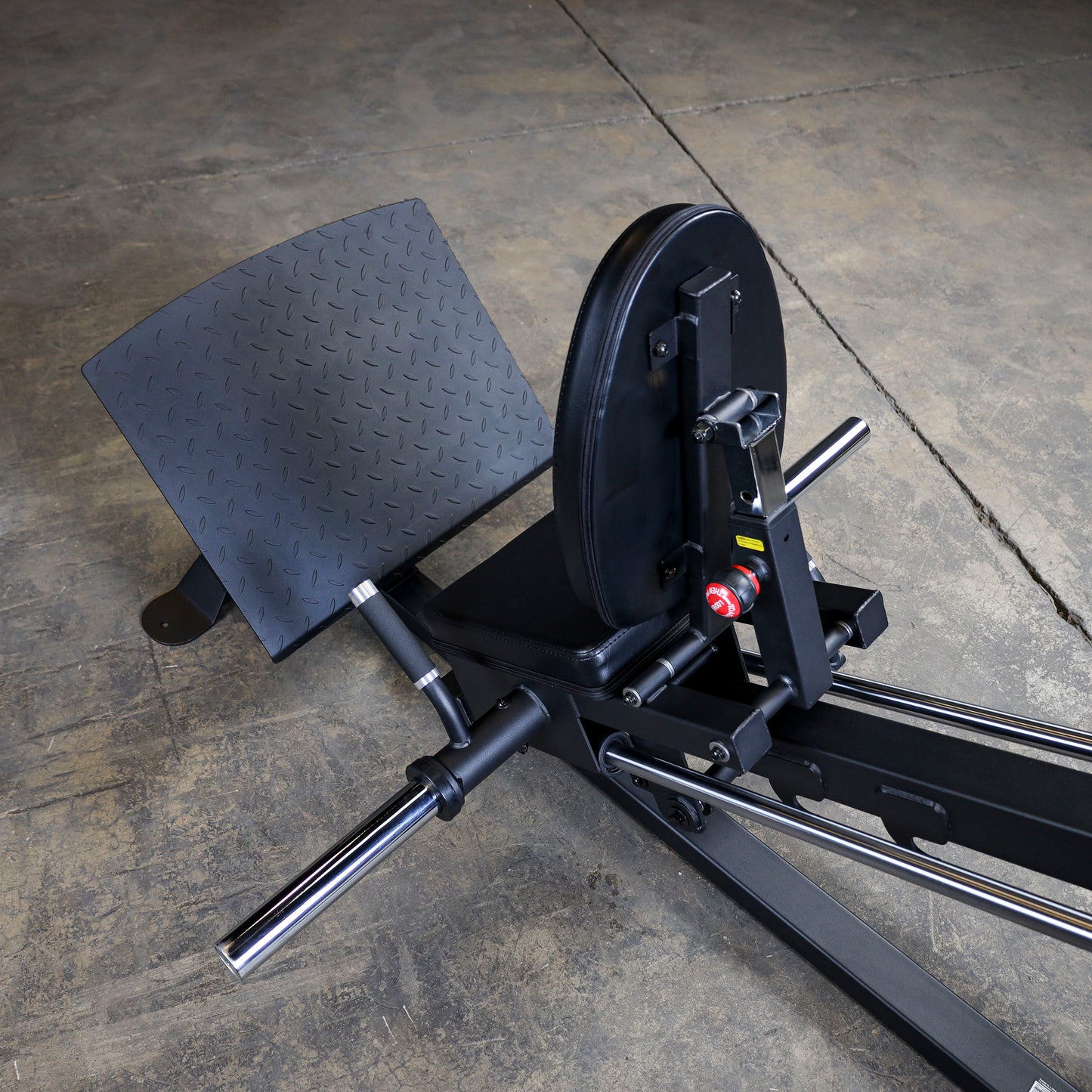 View of footplate on the Body-Solid GCLP100 Compact Leg Press