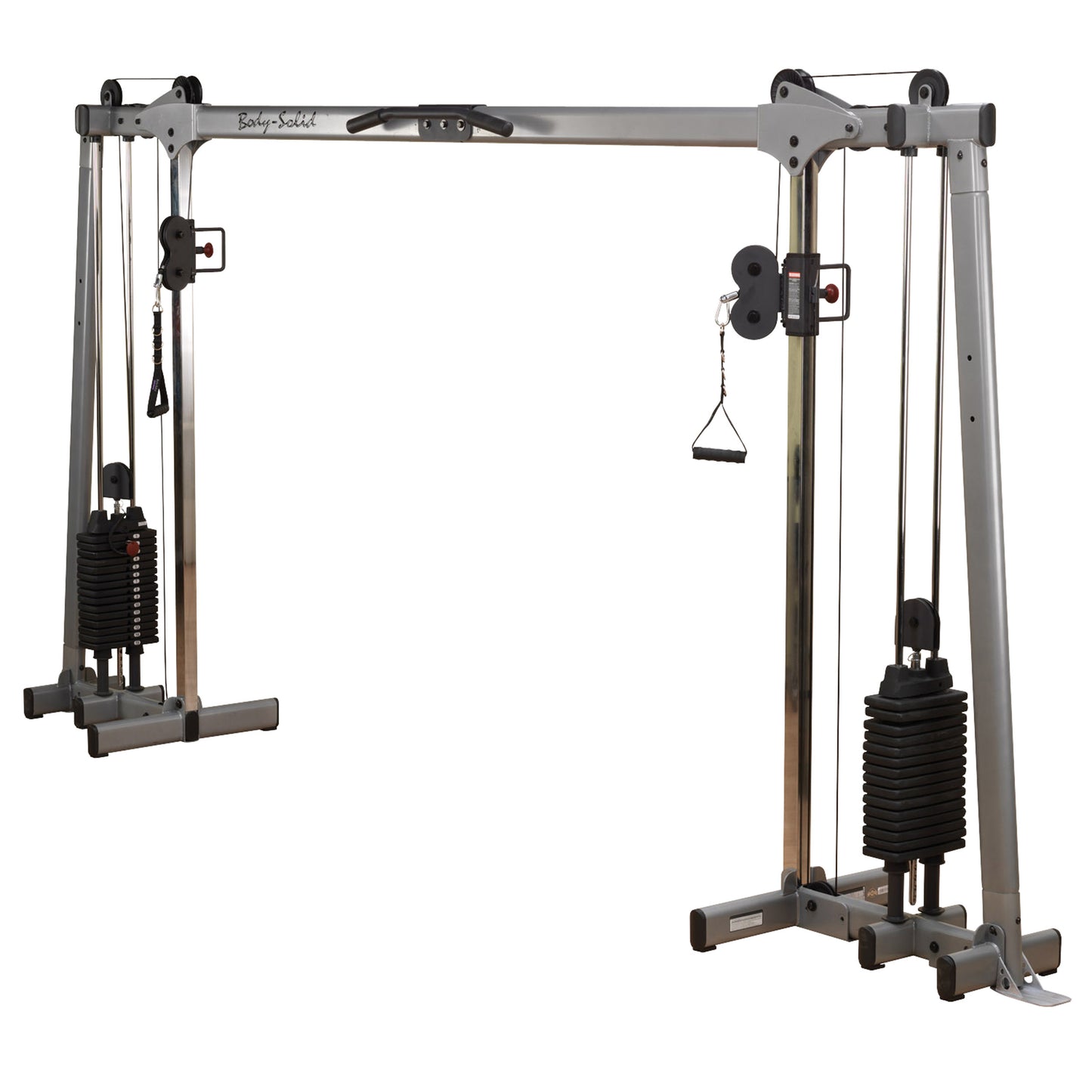 Front view of Body-Solid Deluxe Cable Crossover GDCC250B