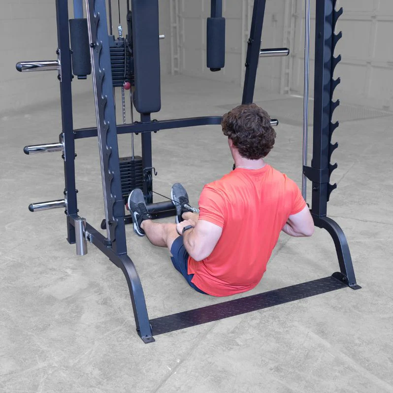 Body‑Solid Series 7 Smith Gym Package GS348BP4 low row