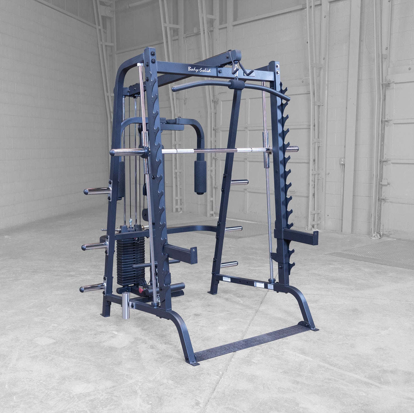 Body‑Solid Series 7 Smith Gym Package GS348BP4 including Smith, bench, lat and pec deck