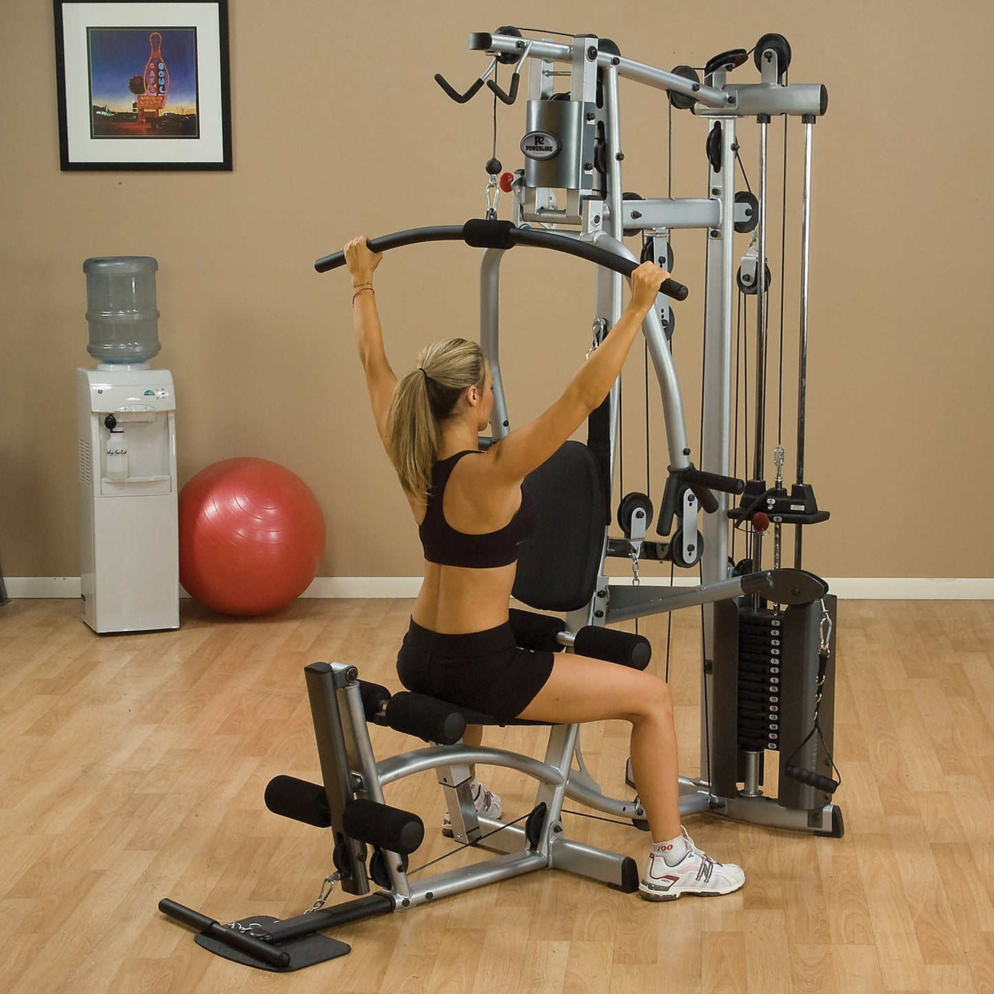 Body-Solid Powerline P2X Home Gym with lat pulldown station