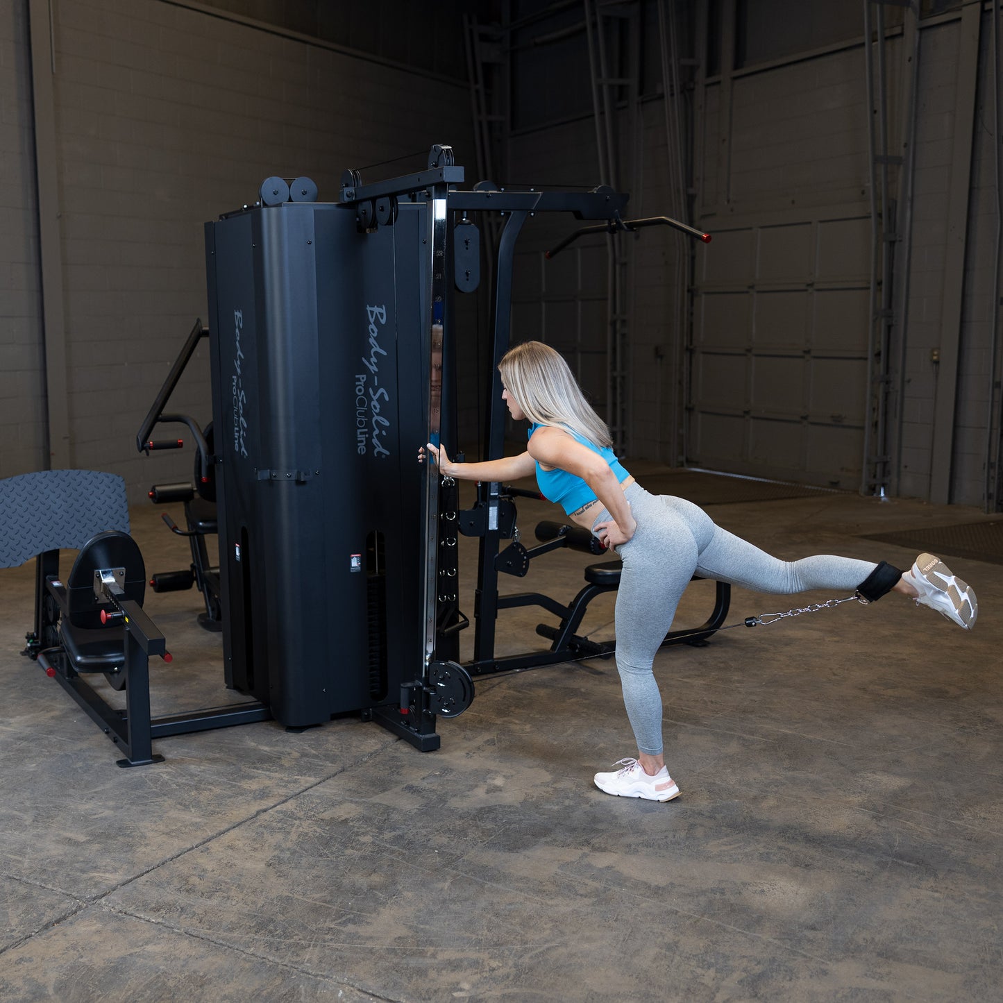 Adjustable Cable Column Station for Functional Training on Body-Solid S1000
