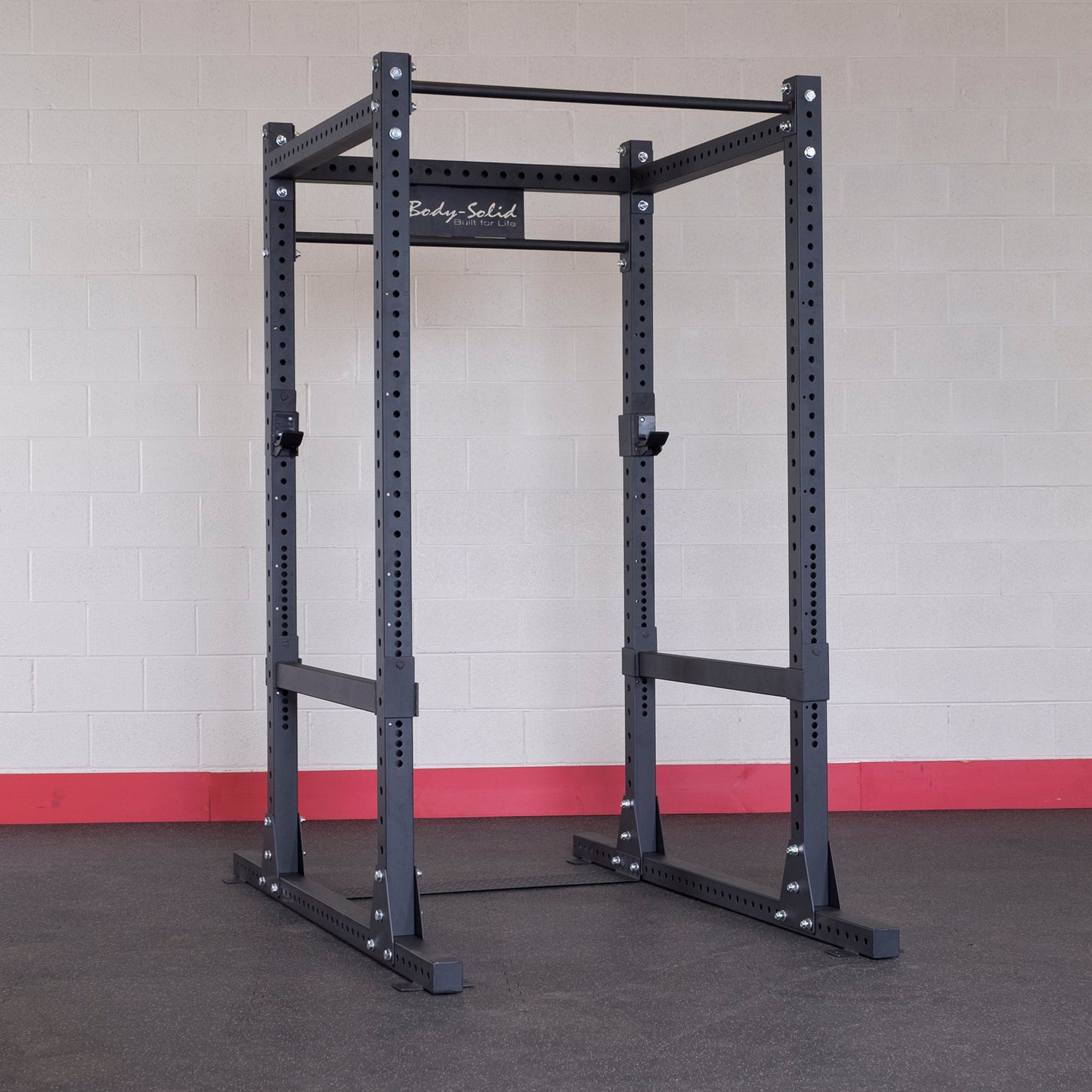 Body-Solid SPR1000 Power Rack setup in a home gym