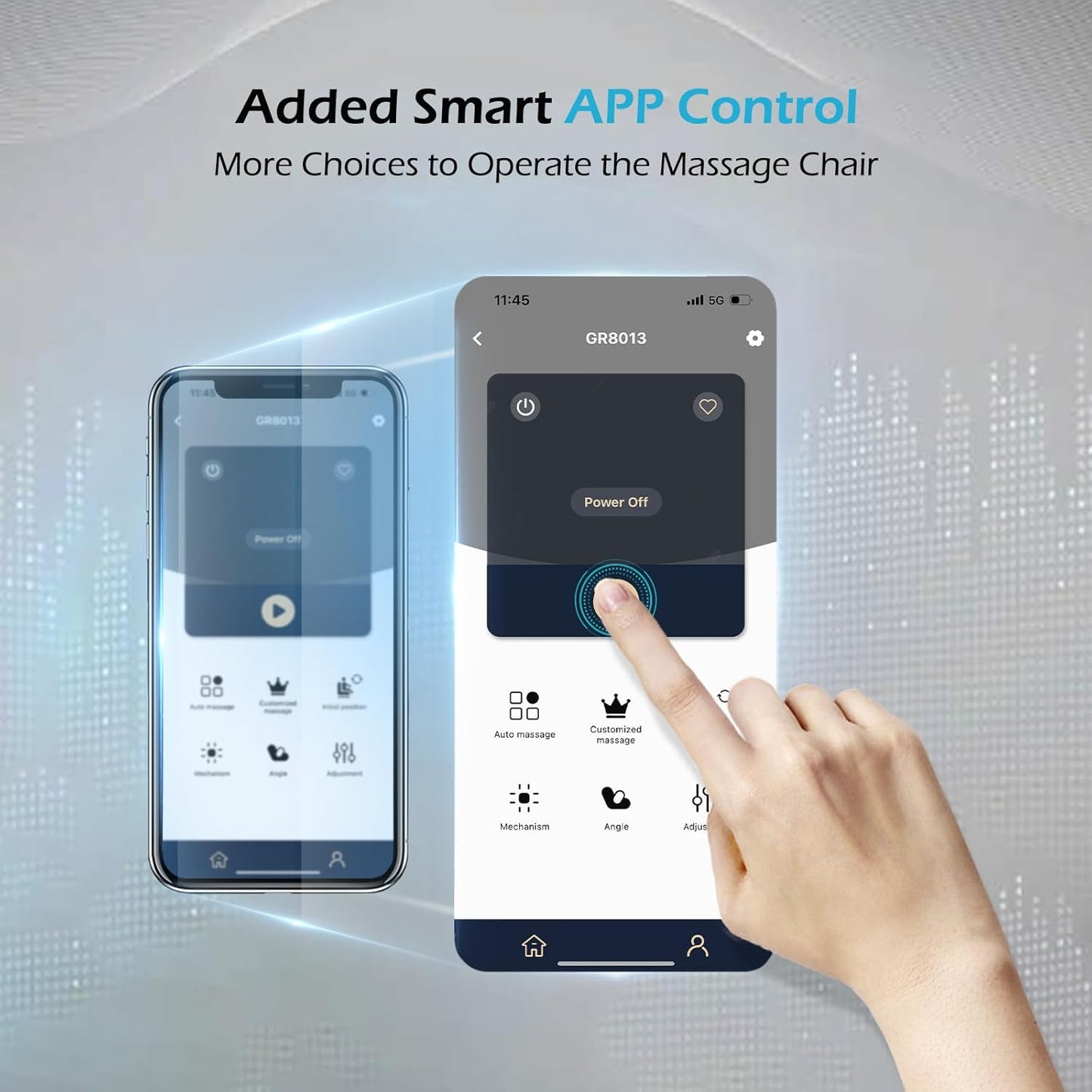 BOSSCARE Massage Chair features smart app control