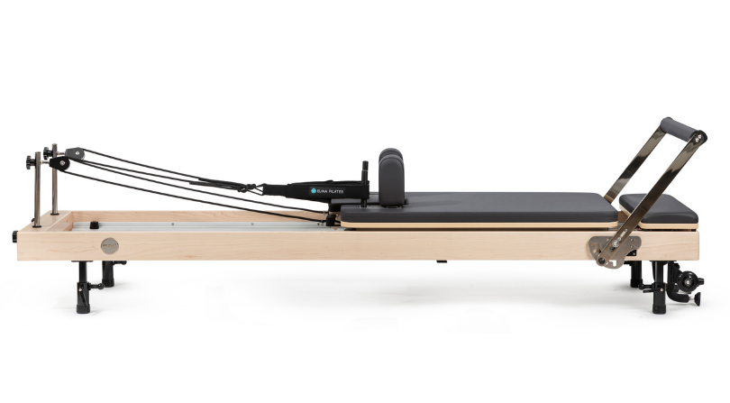 Elina Pilates At-Home Vertical Reformer showing full setup