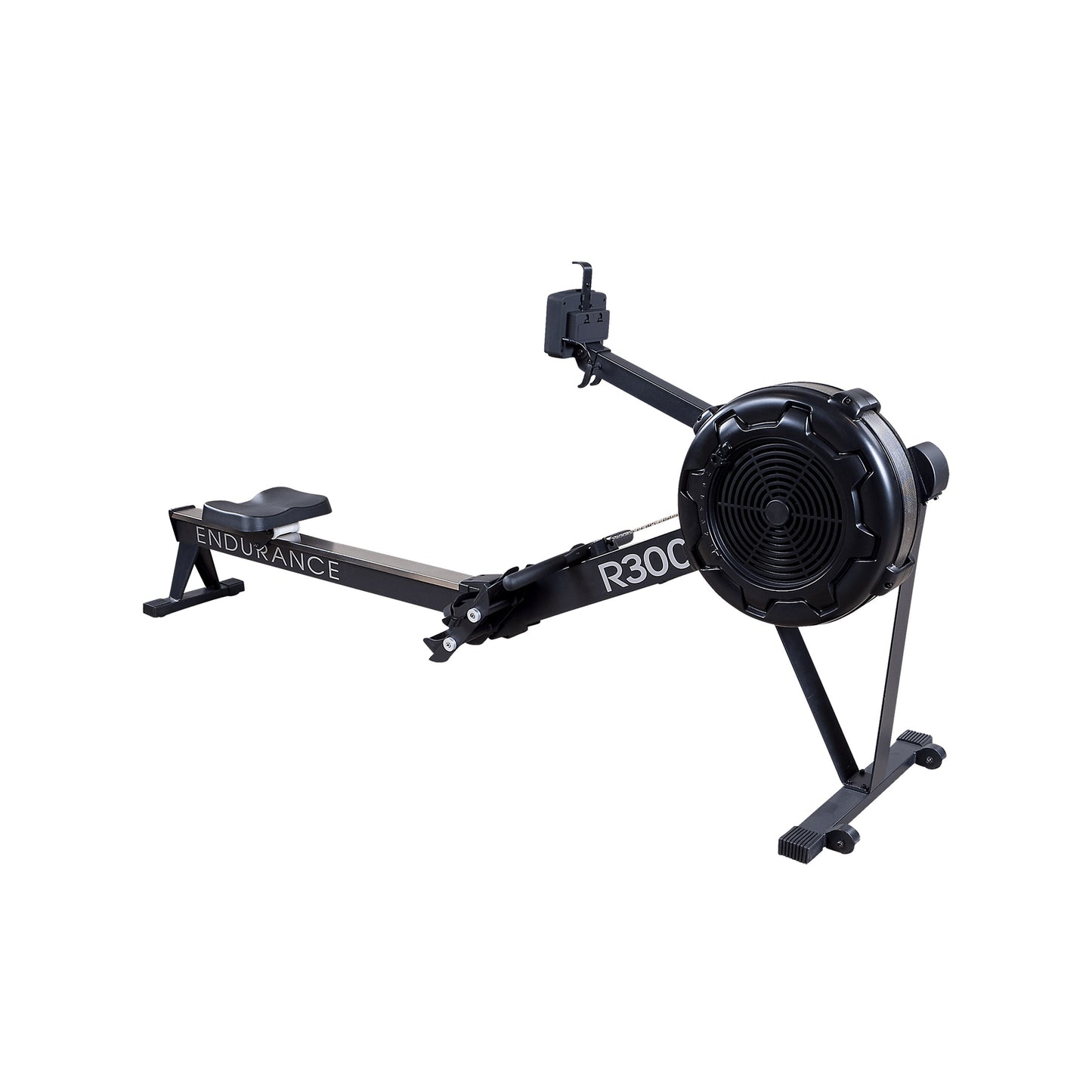 Side view of Body-Solid R300 Indoor Rower showing sturdy frame and ergonomic design