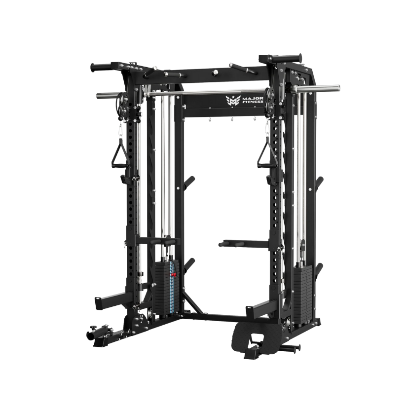 MAJOR FITNESS B52 All-in-One Home Gym Smith Machine (Tactical Black) Main View