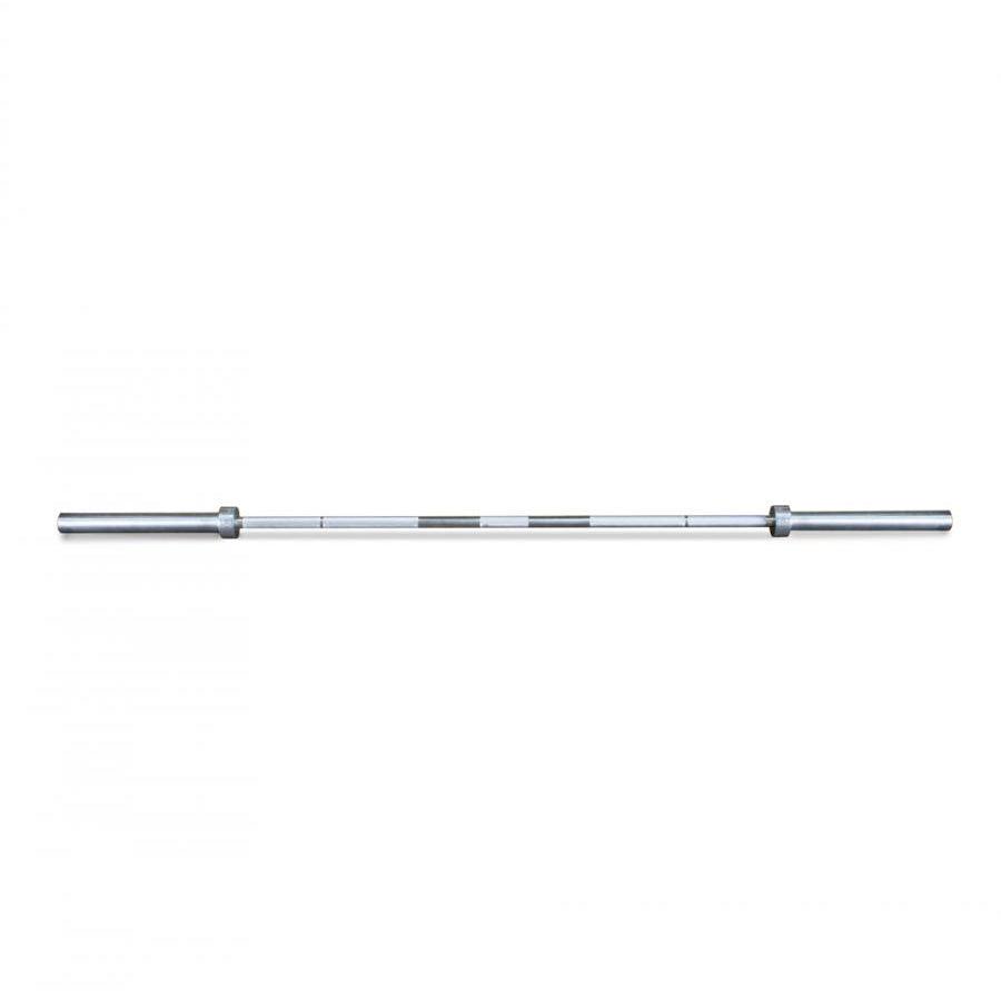 Muscle D 7' Hard Chrome Olympic Bar full view