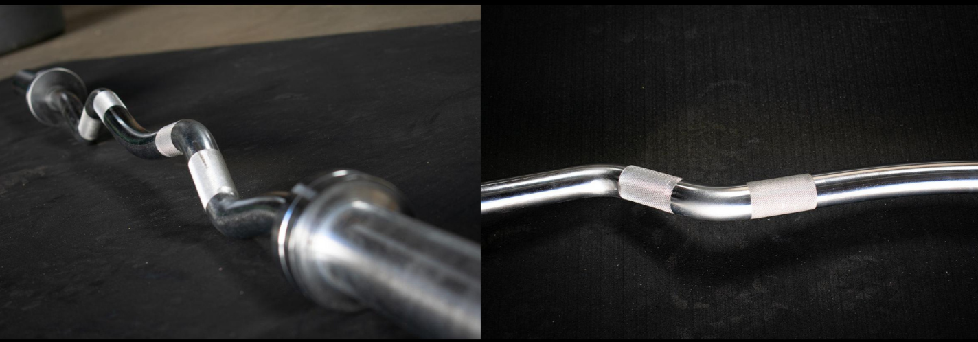 Muscle D Fitness 5′ Hard Chrome EZ Curl Bar