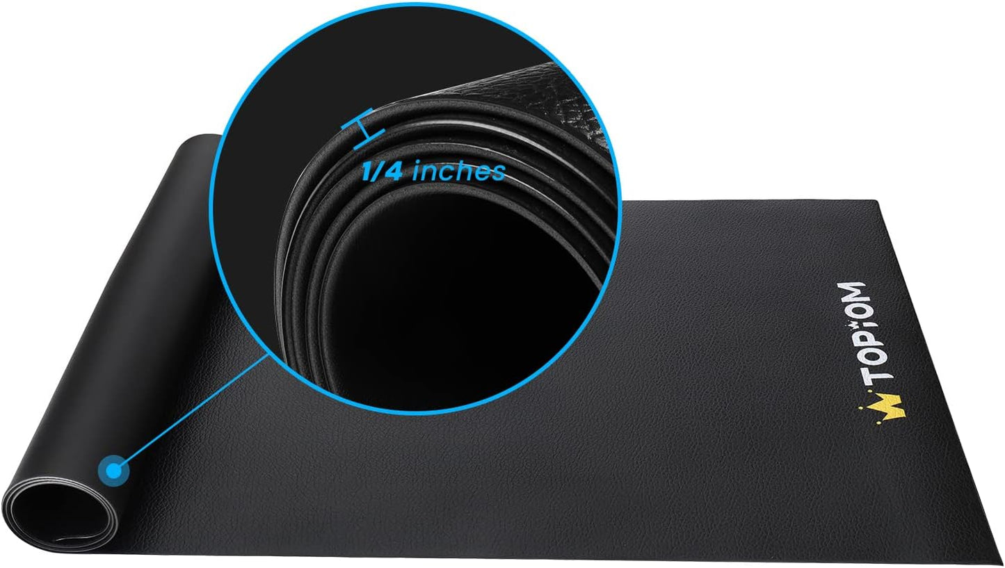 Topiom fitness mat dampening noise from treadmill on hard flooring