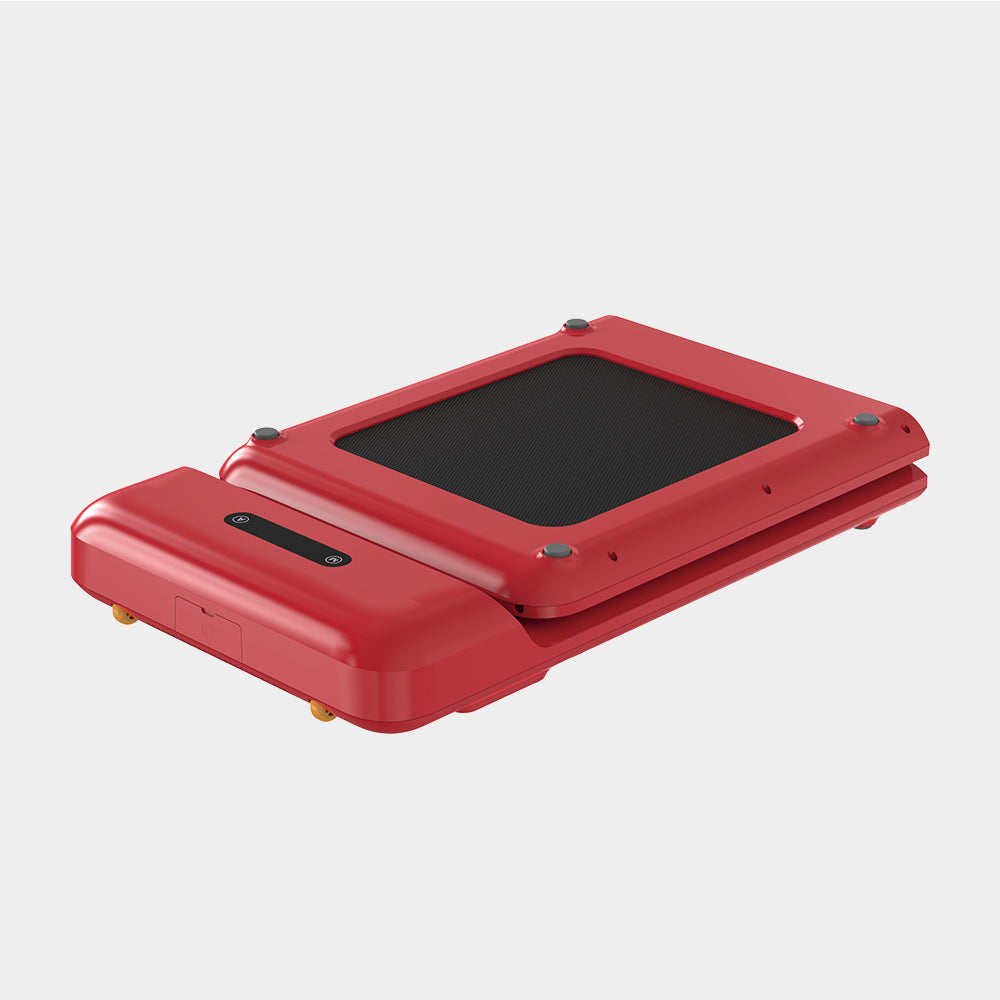 WalkingPad C2 Colorful Foldable Treadmill in red in folded position