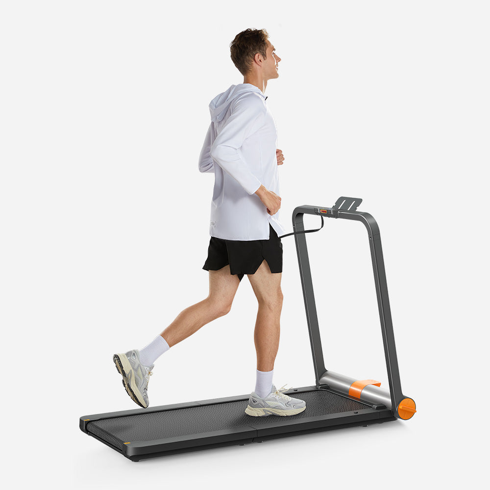 User running on WalkingPad MC11 treadmill