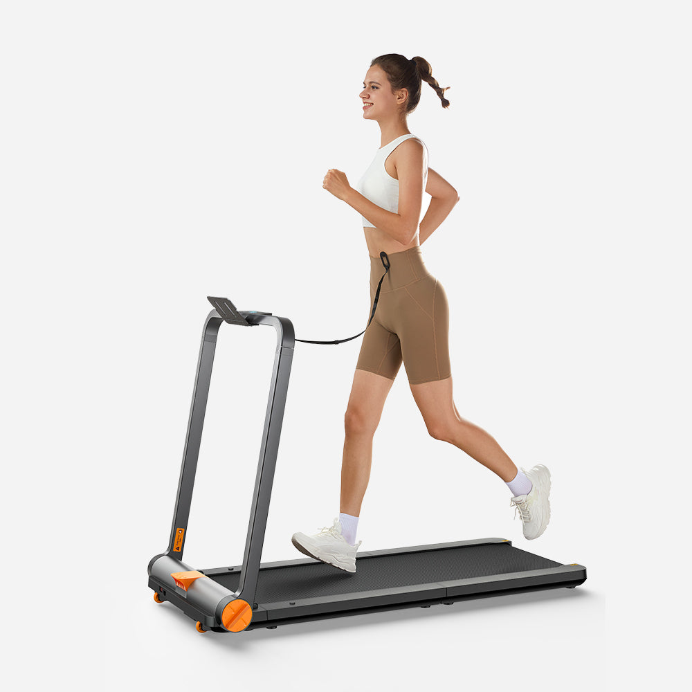User running on WalkingPad MC11 treadmill