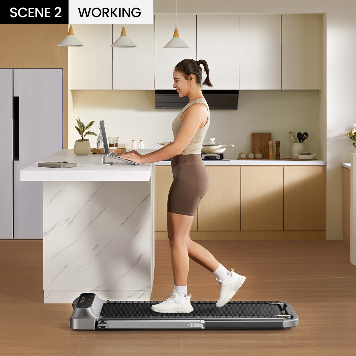 WalkingPad R2 with EVA + PET cushioned running surface