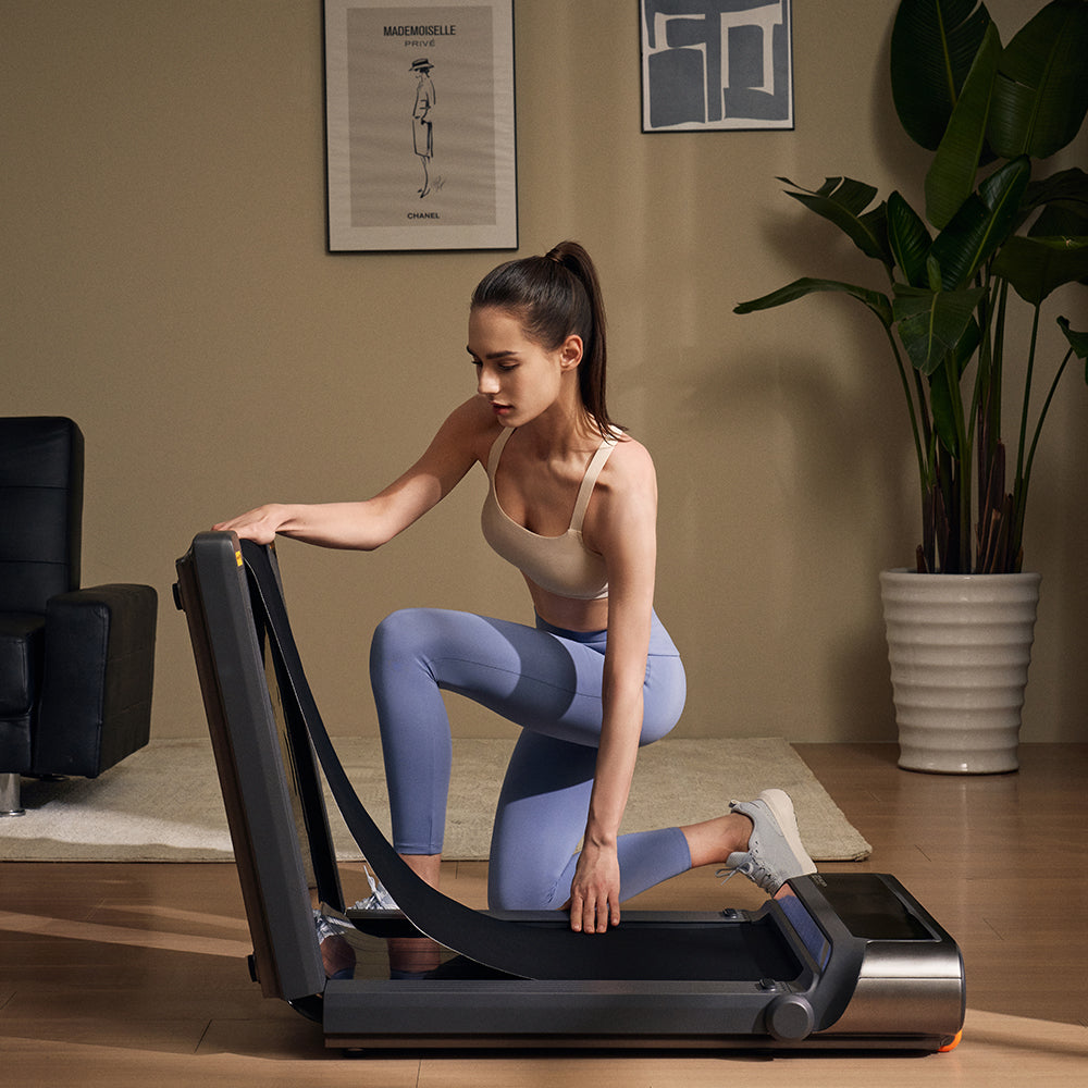 WalkingPad R3 foldable treadmill folds easily for storage