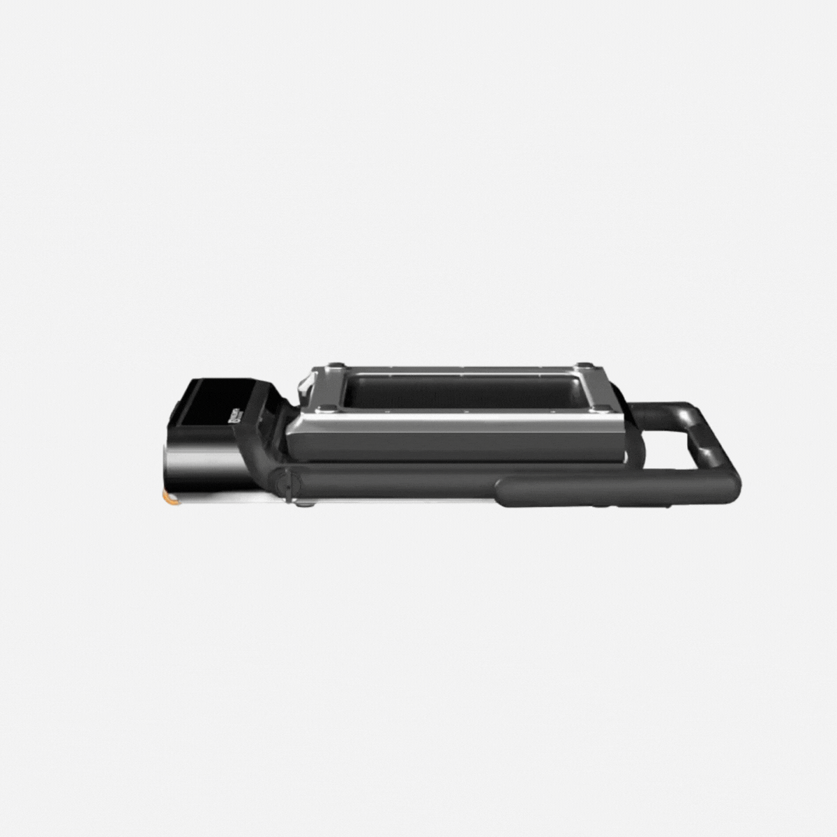 Demonstration of folding design of the WalkingPad R3 Hybrid Plus Foldable Treadmill showcasing slim and modern design
