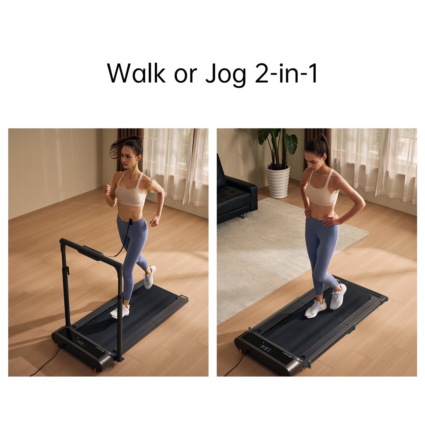 Walk or jog with the WalkingPad R3 Hybrid Foldable Treadmill