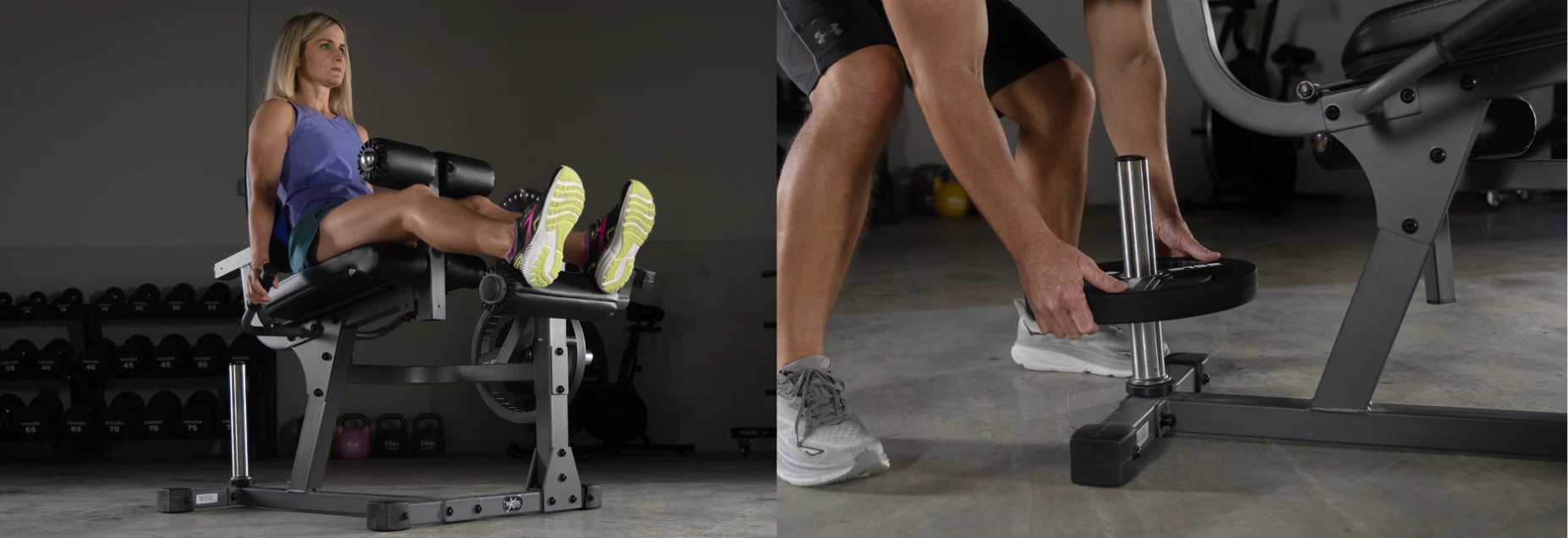 XMark Rotary Leg Extension and Curl Machine