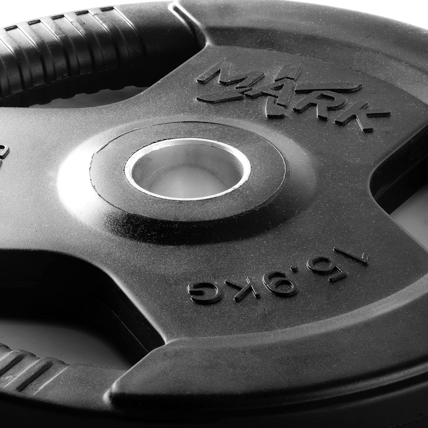 Close-up of Olympic size hole on XMark Olympic plate