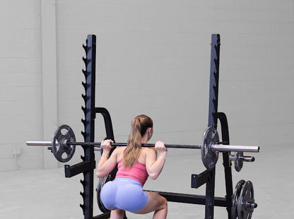 Body-Solid GPR370B Olympic Multi-Press Rack – Heavy-Duty Home Gym Squat & Bench Rack