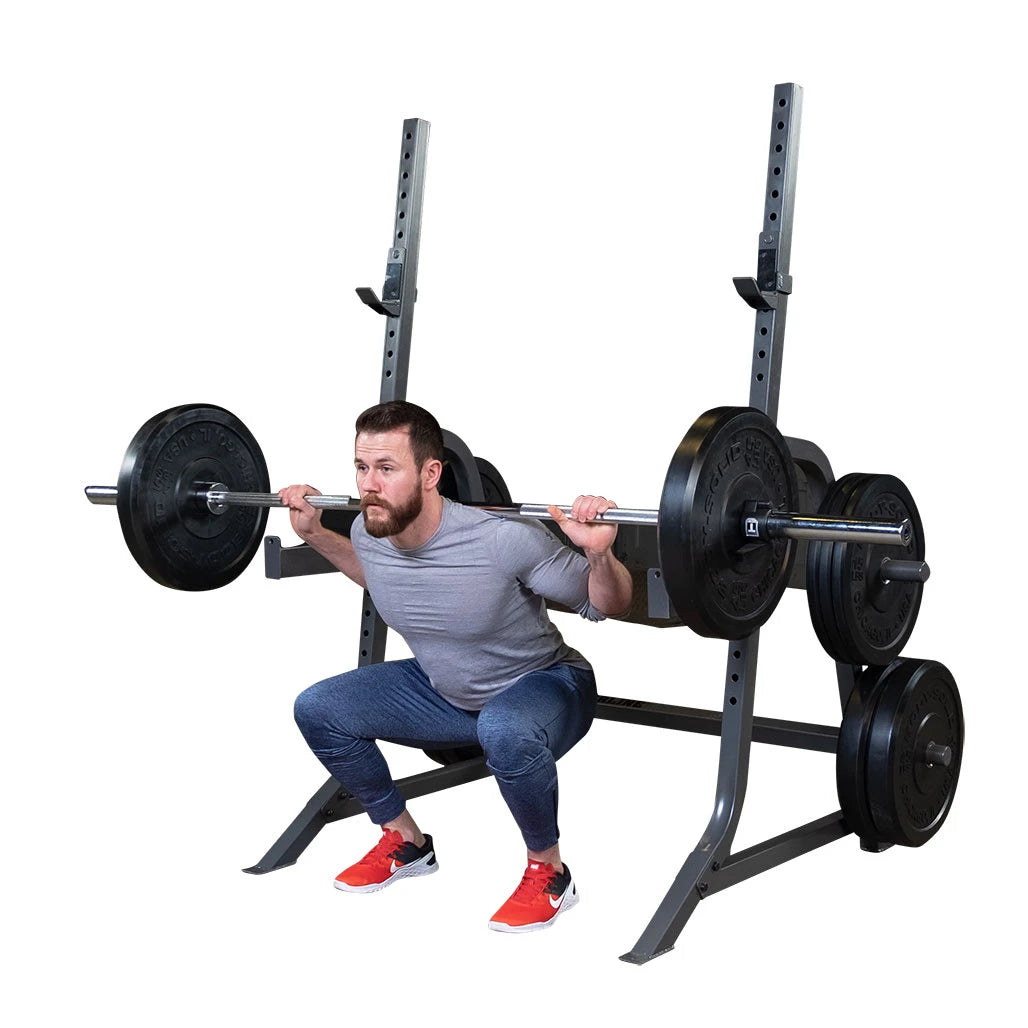 Body-Solid Powerline PMP150 Multi-Press Rack – Compact Home Gym Squat & Bench Press Rack