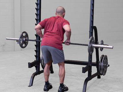 Body-Solid GPR370B Olympic Multi-Press Rack – Heavy-Duty Home Gym Squat & Bench Rack