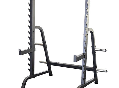 Body-Solid GPR370B Olympic Multi-Press Rack – Heavy-Duty Home Gym Squat & Bench Rack