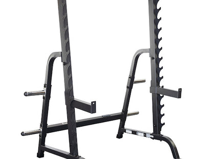 Body-Solid GPR370B Olympic Multi-Press Rack – Heavy-Duty Home Gym Squat & Bench Rack