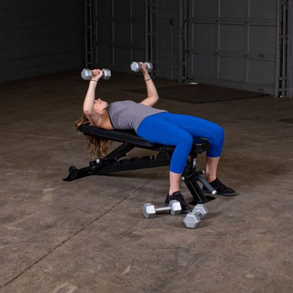 Body-Solid ProClub Adjustable FID Bench SFID325 | Commercial Flat Incline Decline Weight Bench
