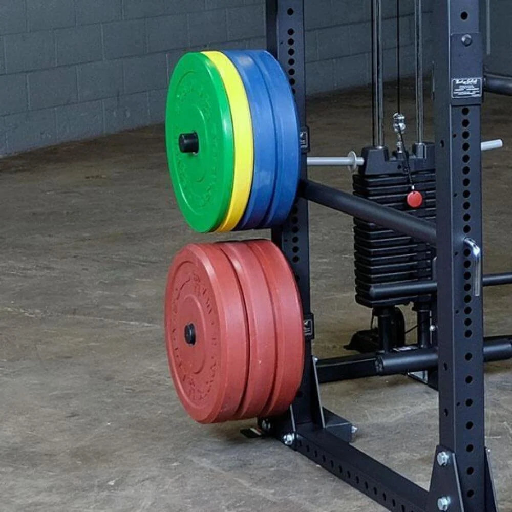 Body-Solid GPRWH Weight Horn for GPR400 Power Rack | Olympic Weight Plate Storage Attachment