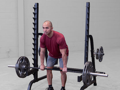 Body-Solid GPR370B Olympic Multi-Press Rack – Heavy-Duty Home Gym Squat & Bench Rack
