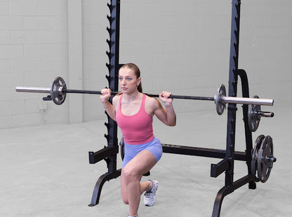 Body-Solid GPR370B Olympic Multi-Press Rack – Heavy-Duty Home Gym Squat & Bench Rack