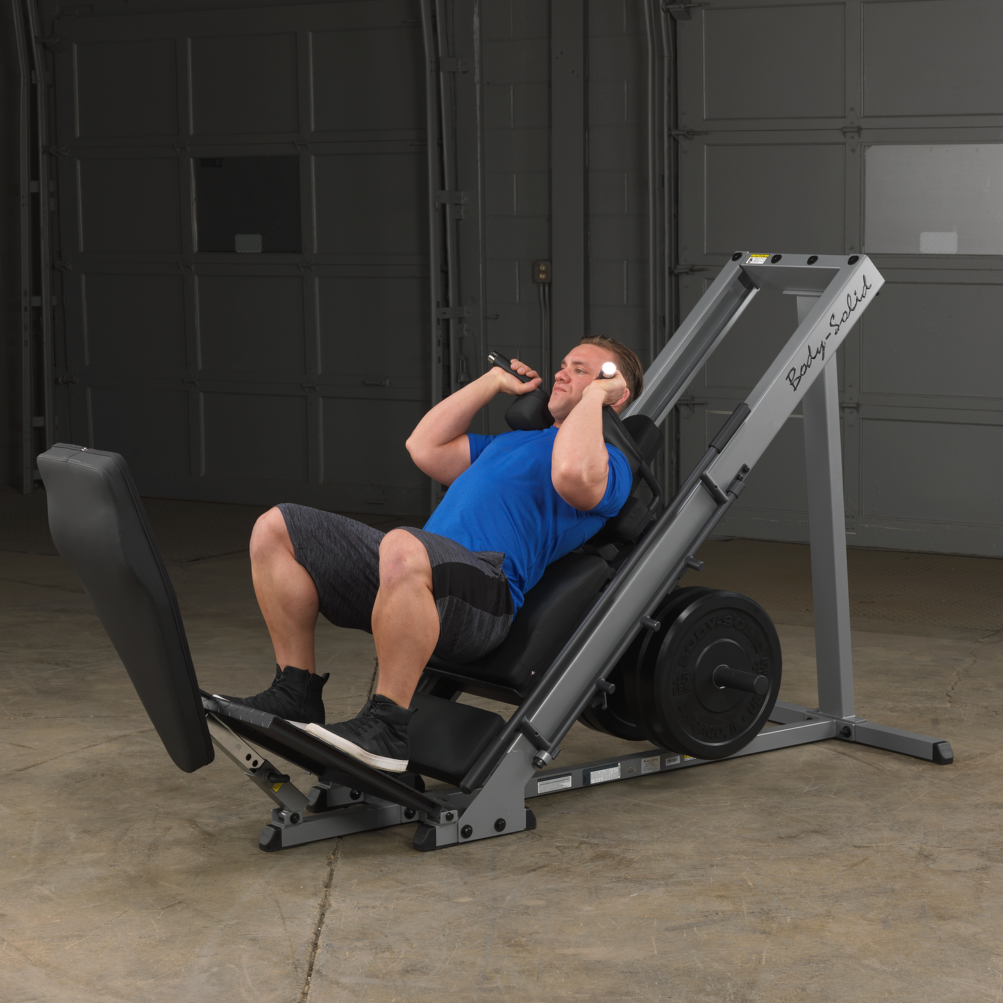 Body‑Solid GLPH1100B Leg Press & Hack Squat Machine – Heavy‑Duty Dual‑Mode Lower-Body Trainer