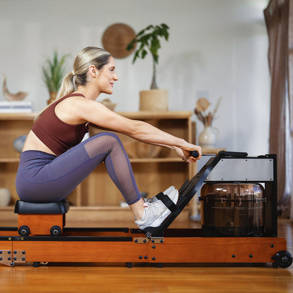 KingSmith WR1 Foldable Water Rowing Machine – Compact 3-Fold Water Resistance Rower
