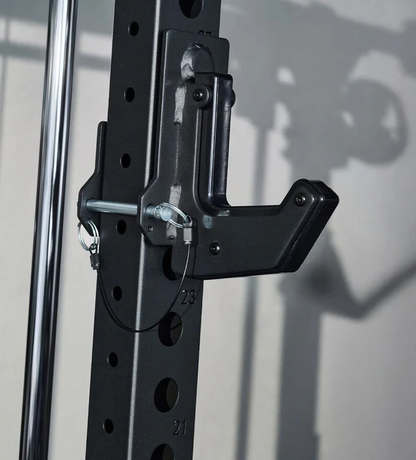 Lift with peace of mind with the commercial strength Major Fitness B52 All In One Home Gym Smith Machine