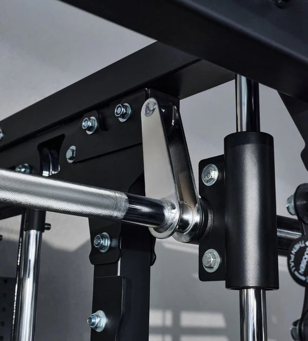 Easily store your smith bar on the Major Fitness B52 All In One Home Gym Smith Machine