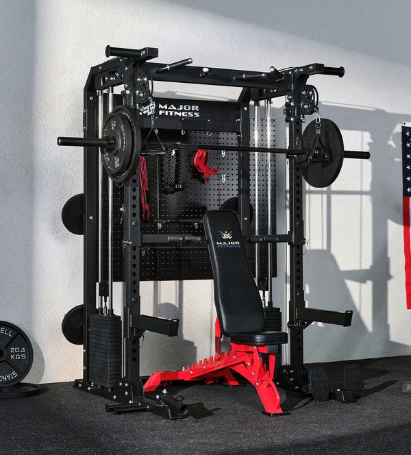 MAJOR FITNESS F22 Pro All-in-One Home Gym Power Rack multifunctional setup for a home gym