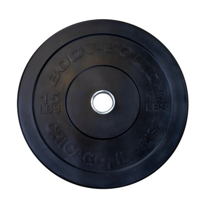 Body-Solid 45 lb Chicago Extreme Colored Bumper Plate Pair OBPXC45