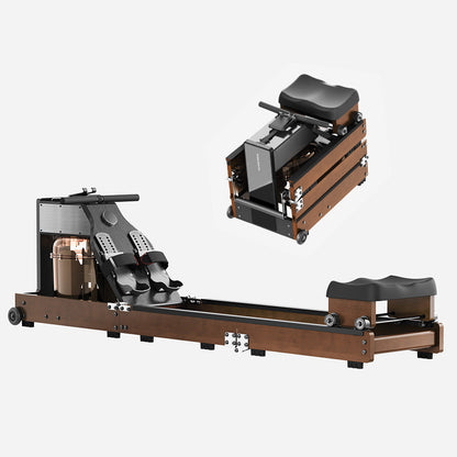 KingSmith WM10 Tri-Fold Water Rowing Machine – Dual Resistance, Foldable, Smart App Connectivity