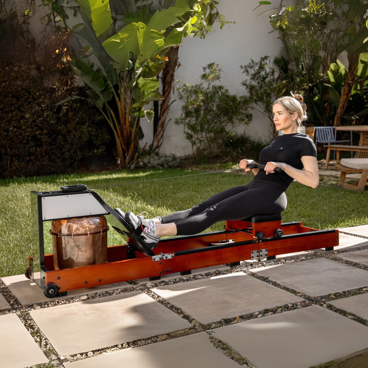 KingSmith WM10 Tri-Fold Water Rowing Machine – Dual Resistance, Foldable, Smart App Connectivity