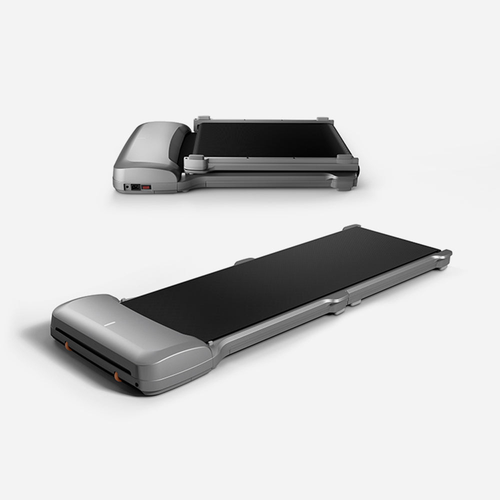 Full view of the WalkingPad C1 Compact Foldable Treadmill in grey