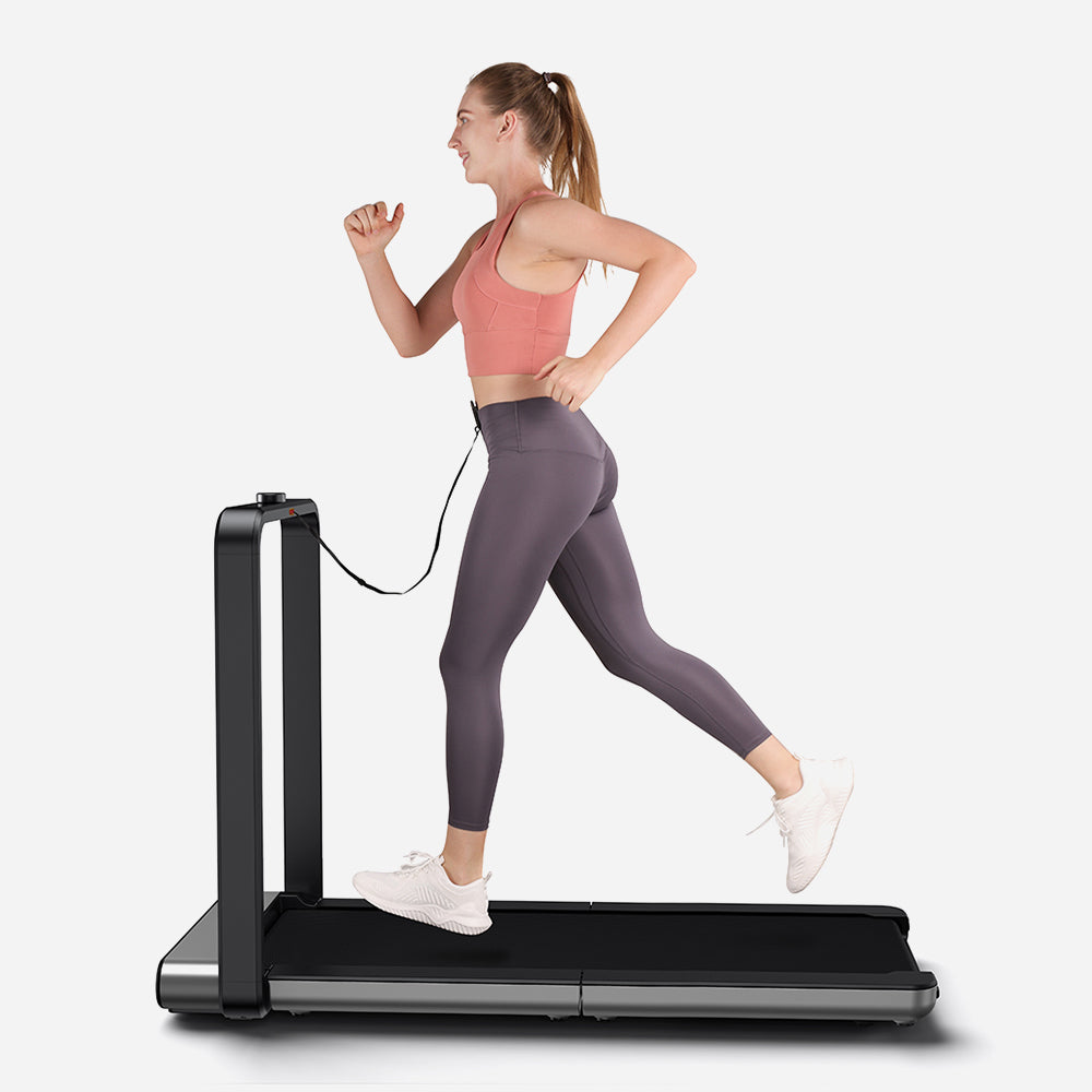 WalkingPad X21 Double-Fold Treadmill - Compact Folding Running Machine, 3.75 HP Brushless Motor, 7.5 MPH, Upright Storage (Gray)