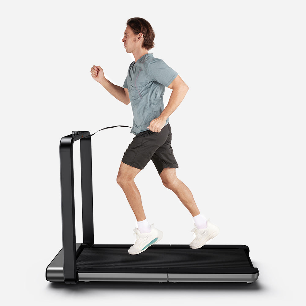 WalkingPad X21 Double-Fold Treadmill - Compact Folding Running Machine, 3.75 HP Brushless Motor, 7.5 MPH, Upright Storage (Gray)