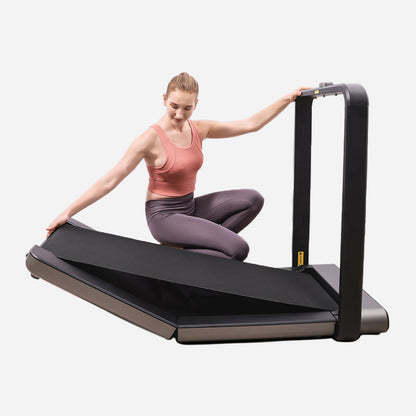 WalkingPad X21 Double-Fold Treadmill - Compact Folding Running Machine, 3.75 HP Brushless Motor, 7.5 MPH, Upright Storage (Gray)