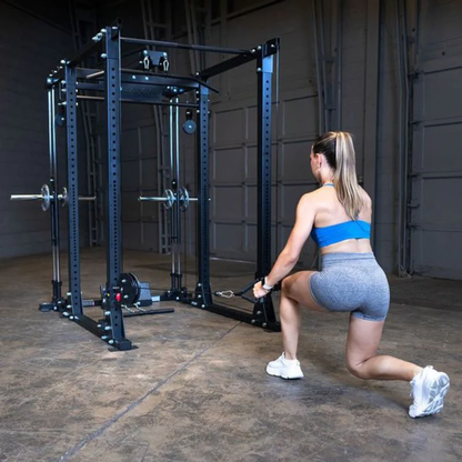 Body-Solid GPRFT & GPRFTS Functional Trainer Attachment for GPR400 Power Rack | Dual Adjustable Cable System