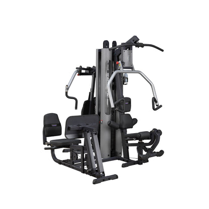 Front view of Body-Solid G9S Two Stack Gym with all stations and dual weight stacks