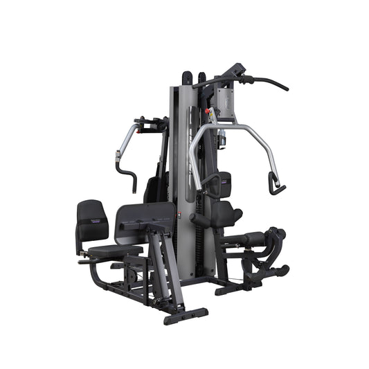 Front view of Body-Solid G9S Two Stack Gym with all stations and dual weight stacks