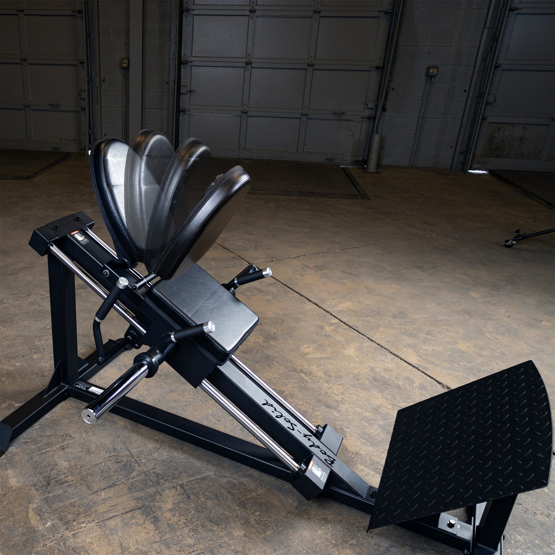 Adjustable seat on the Body-Solid GCLP100 Compact Leg Press